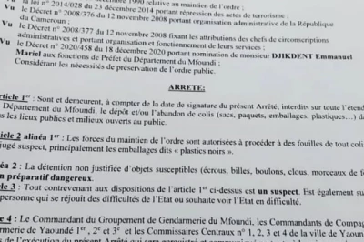 Multitude d’explosions à Yaoundé : Les ennemis de la République sur le viseur du préfet du Mfoundi