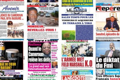 Revue de la presse Camerounaise du Lundi 18 juillet 2022