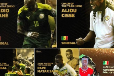 CAF Awards 2022 : Le Sénégal domine l’Afrique