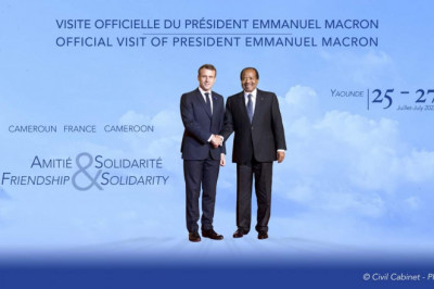 Visite du président français au Cameroun : Le Cabinet civil dévoile l’affiche officielle