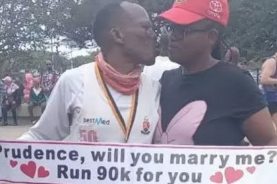 Afrique du Sud : Il court 90 km pour demander la main de sa dulcinée