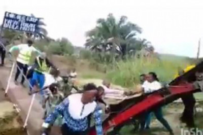 Corruption : Un pont s’écroule pendant son inauguration en RDC