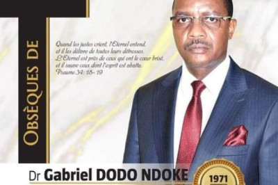 Gabriel Dodo Ndoke  : Aux grands hommes, la patrie reconnaissante.