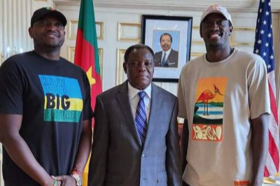 Reconnaissance :  Pascal Siakam reçu par l'ambassadeur du Cameroun à Washington