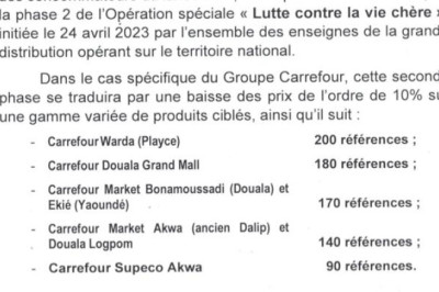 Le Ministre du Commerce annonce le lancement de la phase 2 de l'Opération spéciale "Lutte contre la vie chère"