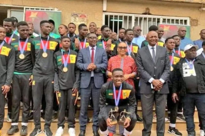 Jeux de la francophonie 2023: Les lions U-20 célébrés à la Fécafoot
