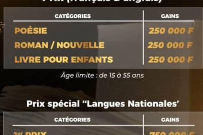 LITTÉRATURE : Prix Littéraire OSÙ, une compétition à ne pas manquer