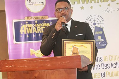 Afrik-Inform Awards 2025 : Ibrahim Yiche sacré révélation politique - La voix des jeunes Afrik-Inform Awards 2025 : Ibrahim Yiche sacré révélation politique